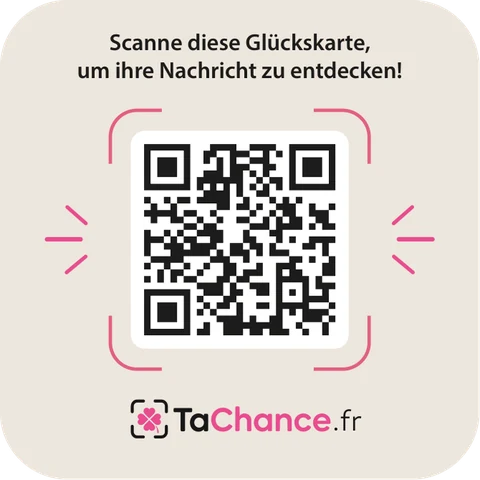 TaChance Chance-Karte mit QR-Code zum Scannen