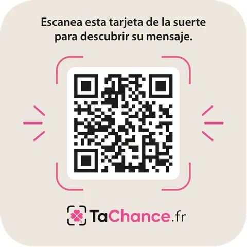 Carta Chance TaChance con código QR para escanear
